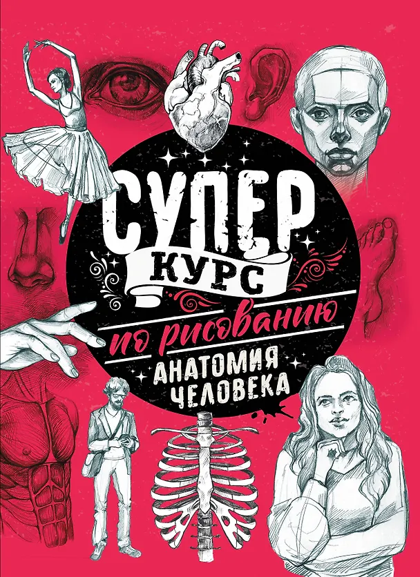 Книга Суперкурс по рисованию. Анатомия человека (Мистер Грей) — 1