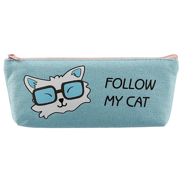 Пенал на молнии «Follow my cat», 20 х 8 см 2591312 — 3