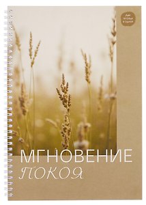 Тетрадь А4 96л кл. "Мгновения" гребень, мел.картон, выб.лак, двойная обложка
