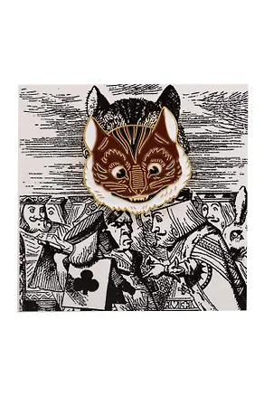 Значок эмалированный Алиса. Кот (1114940) 3134716