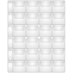 Лист для монет на 24 ячейки (44*40), 200*250мм