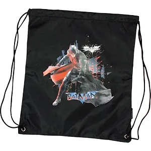 Мешок для сменной обуви "Бэтмен" 35*40см, на завязках с фиксаторами, Proff