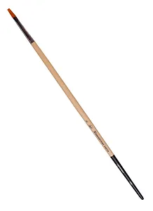 Кисть синтетика плоская №6, жесткая