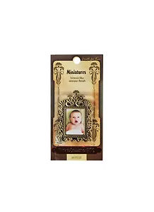 Рамочка для фото Винтаж (VT-125) (миниатюры под старинную бронзу) (блистер)