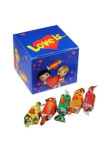 Конфеты жевательные Love is/Лав из… ассорти 100гр синяя коробка