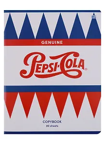 Тетрадь в клетку BG, Pepsi, 80 листов, в ассортименте