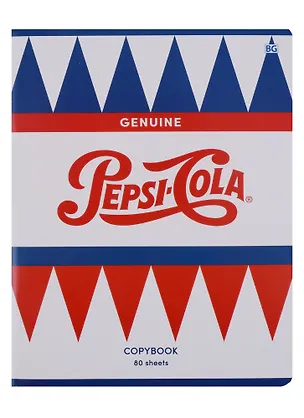 Тетрадь в клетку BG, Pepsi, 80 листов, в ассортименте 246417