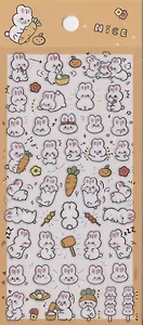 Наклейки Милые Зайки