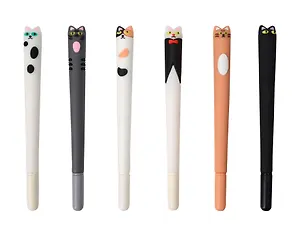 Ручка шариковая синяя "Cats" синяя, ассорти