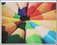 Обложка на студенческий Цветные карандаши (00000002323)