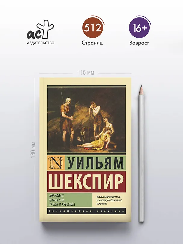 Книга Кориолан. Цимбелин. Троил и Крессида (Уильям Шекспир) — 6