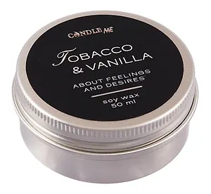 Свеча ароматическая в металлической коробочке Tobacco & Vanilla (50мл)