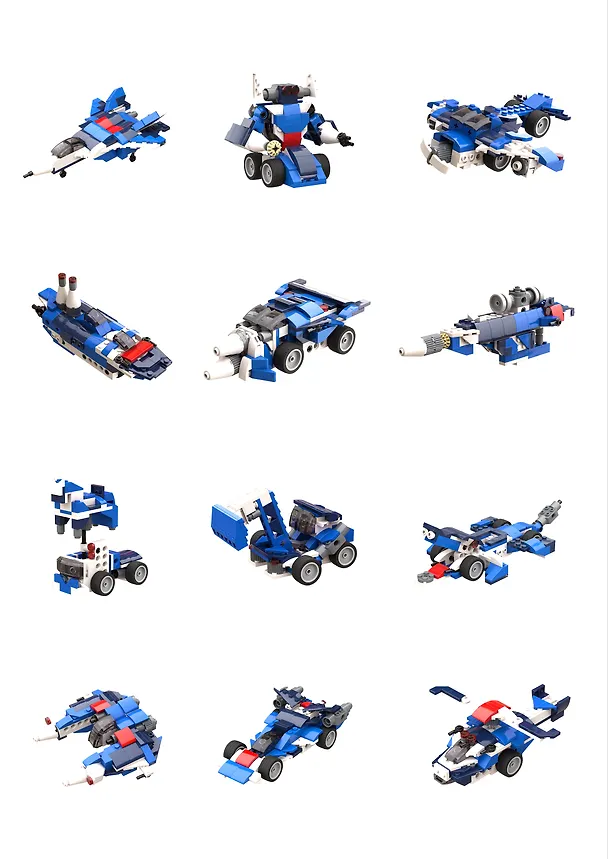 Блочный конструктор Apitor Robot A 12в1 Арт. alilo-apitora 3168753 — 2