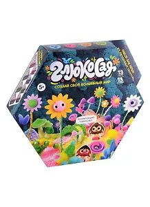 Абстрактный конструктор "Глюкосад". Набор для лепки из различных текстур. Большой набор