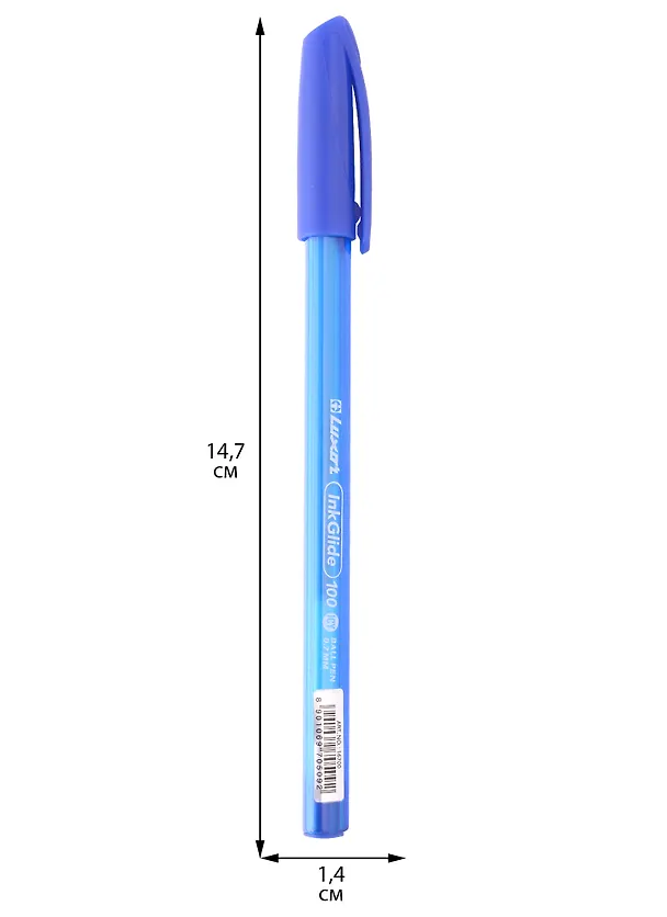Шариковая ручка синяя 0,7 мм, InkGlide 100 Icy, Luxor, в ассортименте 2972282 — 2