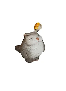 Фигурка Кошка с птичкой (6см) (450-343)