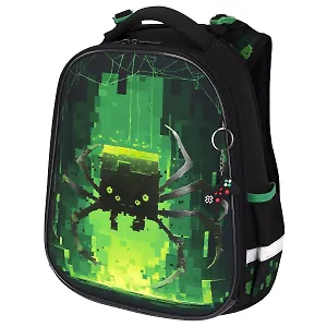 Ранец "Digital spider" 2 отделения, 38*29*16см., брелок, LED лампочки