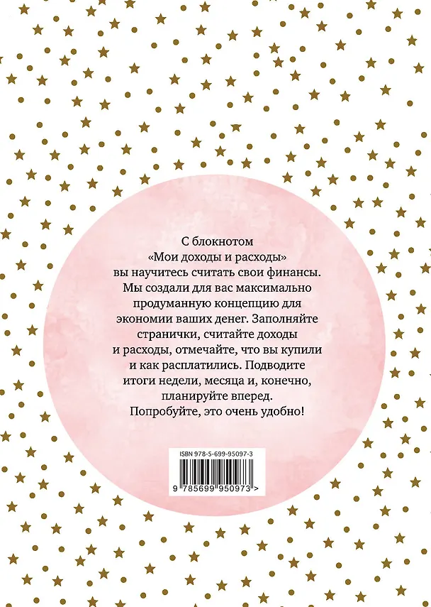 Записная книжка «CashBook: Мои доходы и расходы. Stars», 176 страниц, А5 2576268 — 7