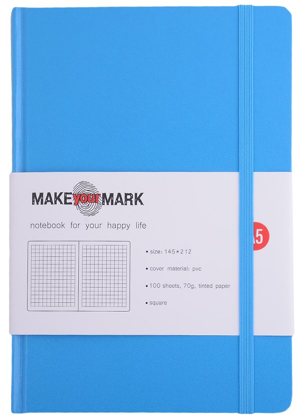 Книга для записей «Make Your Mark», А5, 100 листов, твердая обложка, с ляссе, MAKE your MARK 2882772 — 1
