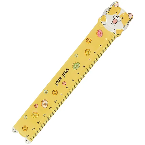 Линейка «Corgi’s life», 15 см 252255 — 3