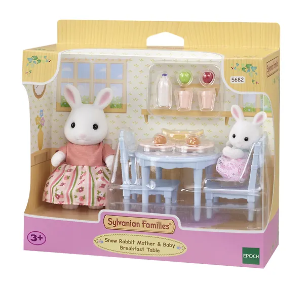 Sylvanian Families «Стол для завтрака Снежных кроликов – мамы и малыша» 3140864 — 1