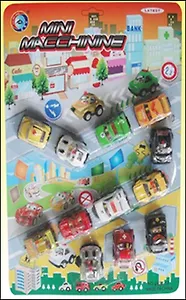 Набор инерционных машинок (2822-12) (12шт) (блистер)