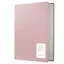 Записная книжка А6+ 136л кл. "NUANCES. Персик" 7БЦ, иск.кожа, нашивка, скругл.углы, ляссе — 3126008 — 1