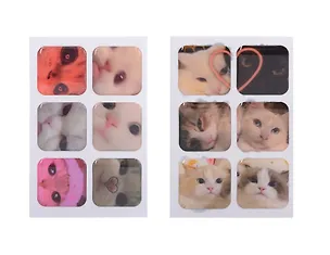 Набор 3D стикеры Котики-3 (6шт) (упаковка)+3D стикеры Котики-2 (6шт) (упаковка) 3087504