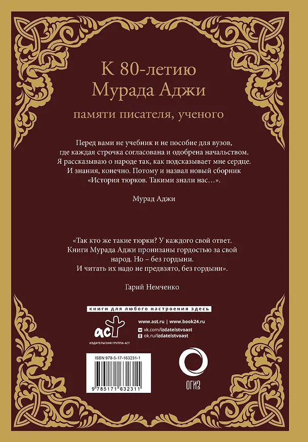 Книга История тюрков (Мурад Аджи) — 2