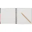 Скетчбук 195*195 80л "Фламинго" белый офсет, 100г/м2, тв.обложка, евроспираль — 2912972 — 2