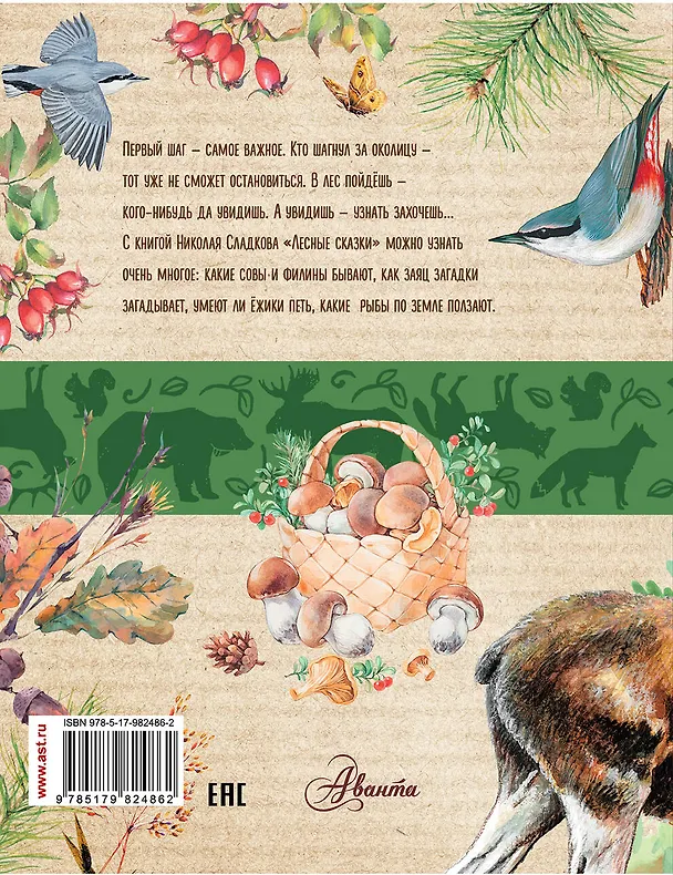 Книга Лесные сказки (Николай Сладков) — 2