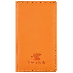 Алфавитная книга, оранжевая, 60 листов, А6+