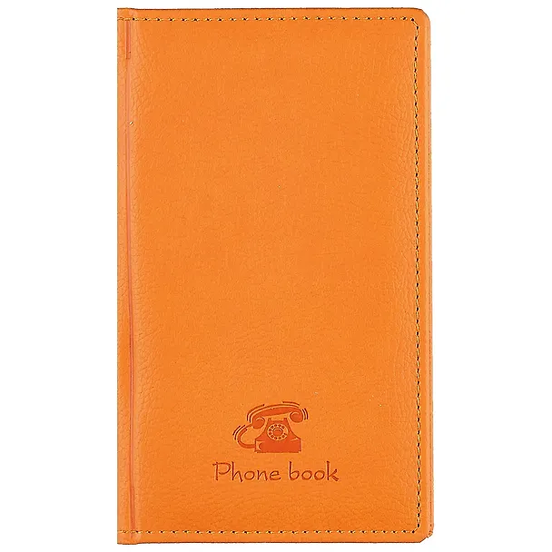 Алфавитная книга Lezar А6+, 60 листов, оранжевая 253609 — 1