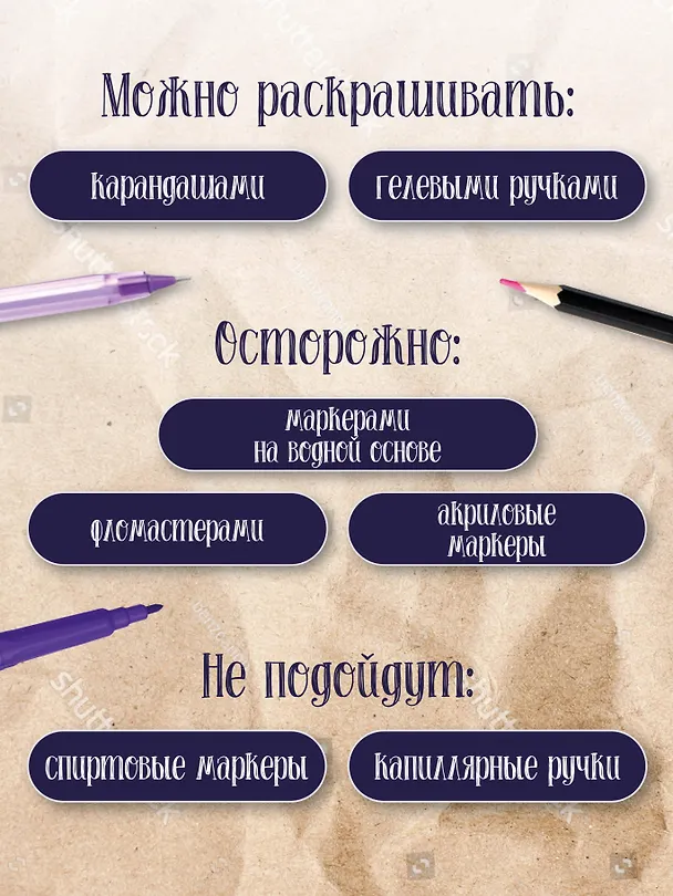 Книга Япония. Духи и технологии. Раскраска антистресс (Матильда Андерсен) — 6