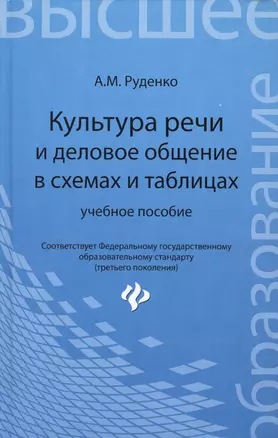 Культура речи и деловое общение в схемах и таблицах: учебное пособие — 2424746 — 1