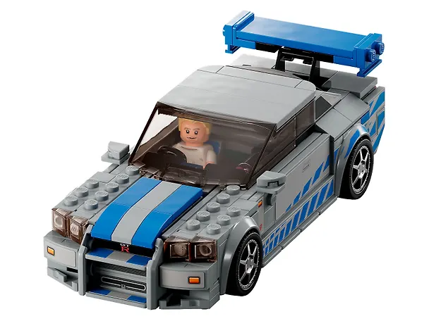 76917 Конструктор детский LEGO Speed Champions Автомобиль Skyline GT-R (R34), 319 деталей, возраст 9+ 3169392 — 5