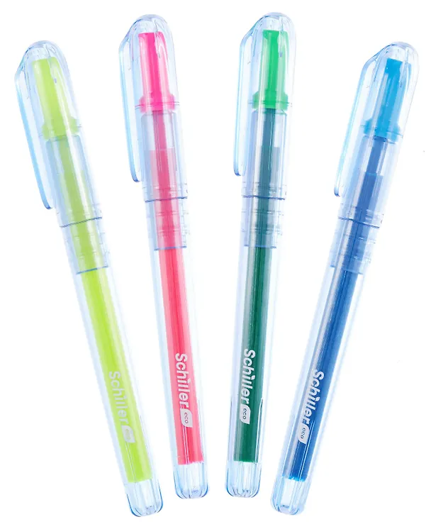 Текстовыделители "ECO", 4 штуки, Schiller 3116044 — 6