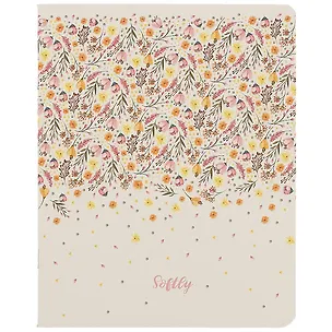 Тетрадь в клетку Academy Style, "Softli (цветочная)", 48 листов, в ассортименте 251842
