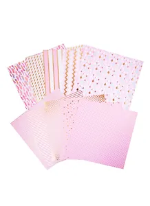 Набор бумаги для скрапбукинга с фольгир  «Розовые облака», 10 листов 30.5×30.5см