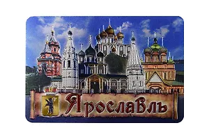 Магнит Ярославль Коллаж Церковь Иоана Предтечи (винил, фольга) (025-6-27K13)