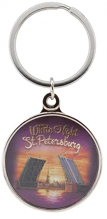 Брелок вечный календарь "СПб. Мосты" 3143965