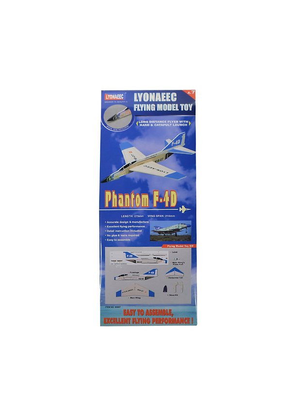 LYONAEEC Самолет Power Launch Glider "F-4D Skyray" (95807) (6+) (278мм) (пакет) 2414827 — 1