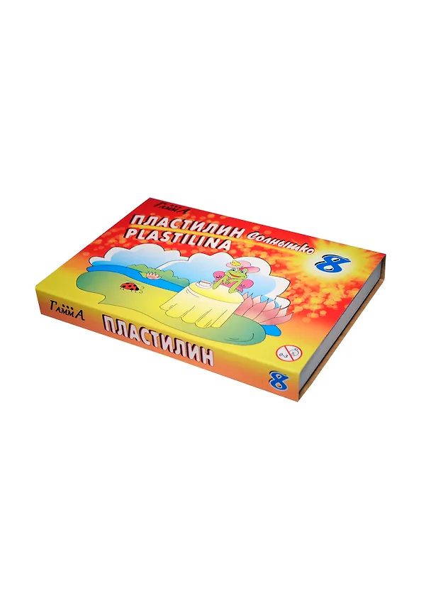 Пластилин  "Мультики" Гамма, 8 цветов 200249 — 7