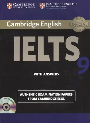 Cambridge English IELTS 9. Authentic examination papers from Cambridge ESOL.  With Answers (+2CD) — 2566251 — 1