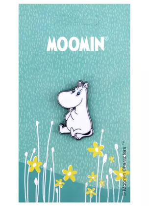 Значок MOOMIN Муми-тролль (металл) — 2867834 — 1