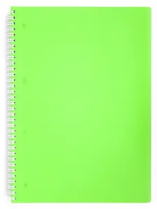 Тетрадь в клетку Hatber, Diamond Neon, А4, 80 листов, зеленая