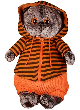 Игрушка мягкая Budi Basa, Басик в штанах и полосатой кофте 30см 2612995