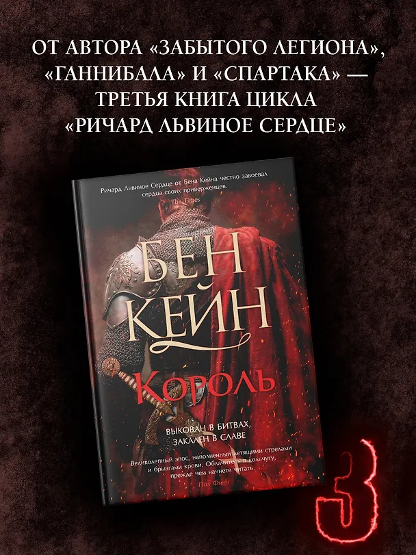Книга Ричард Львиное Сердце. Книга 3. Король (Бен Кейн) — 6