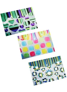 Папка-конверт А4 на кнопке "Game of stripes", ассорти