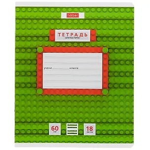 Тетрадь в линейку Hatber, "Конструктор", 18 листов, в ассортименте 260284